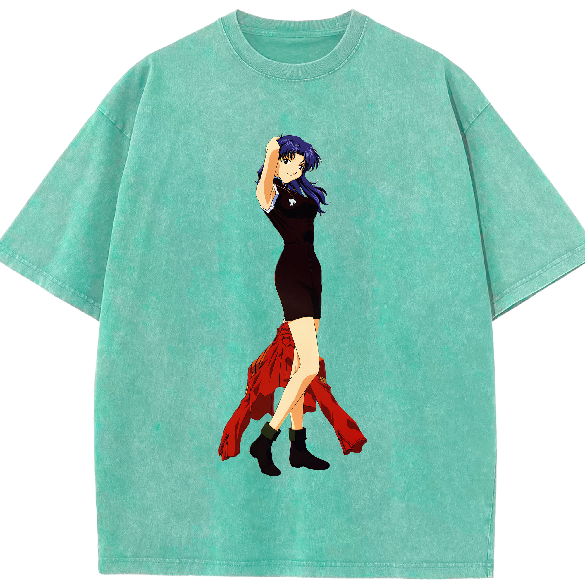 （画像用） EVA 新世紀エヴァンゲリオン 綿100% ヴィンテージ風 半袖Tシャツ（フロントプリント）